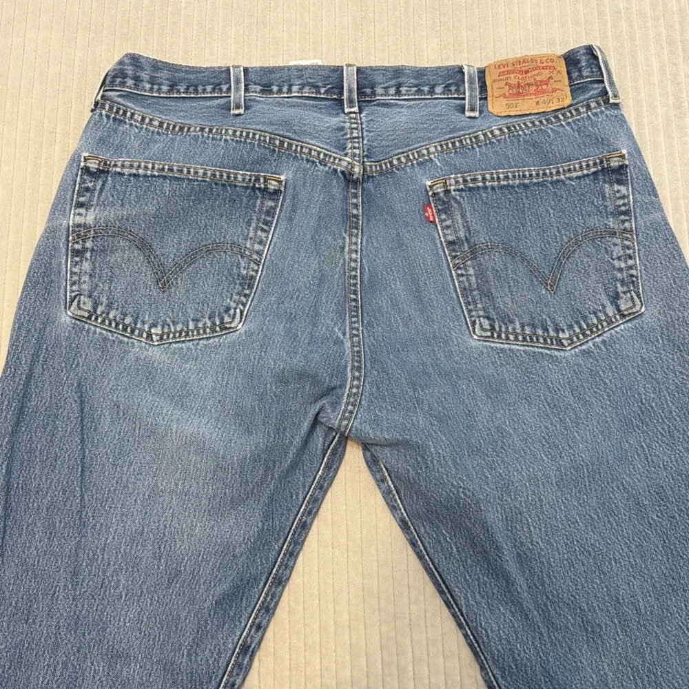 Levi's 501XX Jeans Men 40x32 FIts (38x31) Button Fly Vintage Y2K